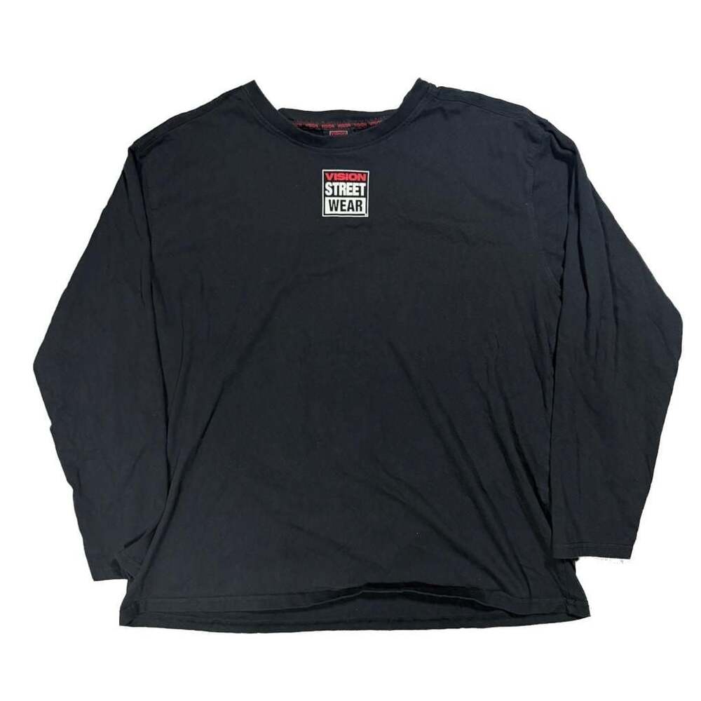 Vision Street Wear Black Long Sleeve Graphic T-Shirt